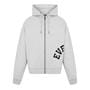 Grey Marl - Everlast - Large Logo Zip Hoodie