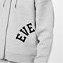 Grey Marl - Everlast - Large Logo Zip Hoodie