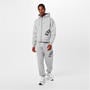 Grey Marl - Everlast - Large Logo Zip Hoodie