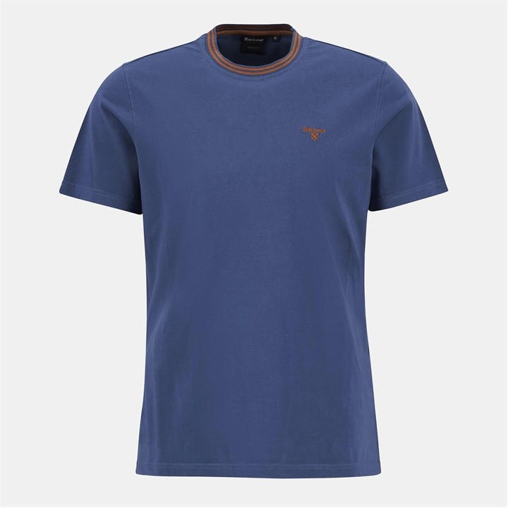 Barbour Men' Blue Austwick T-Shirt in Size S, Sports Direct