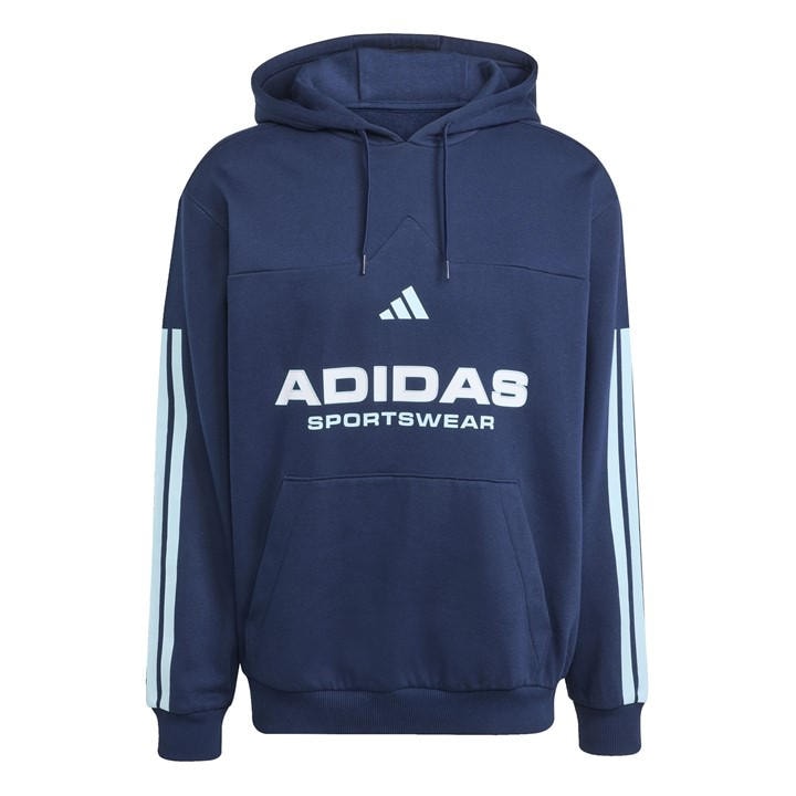 Adidas Men's Blue House Of Tiro Nations Pack Hoodie  in Size 2XL, Sports Direct
