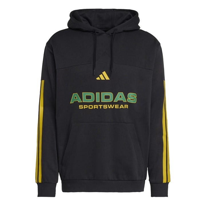 Adidas Men's Black House Of Tiro Nations Pack Hoodie  in Size 2XL, Sports Direct