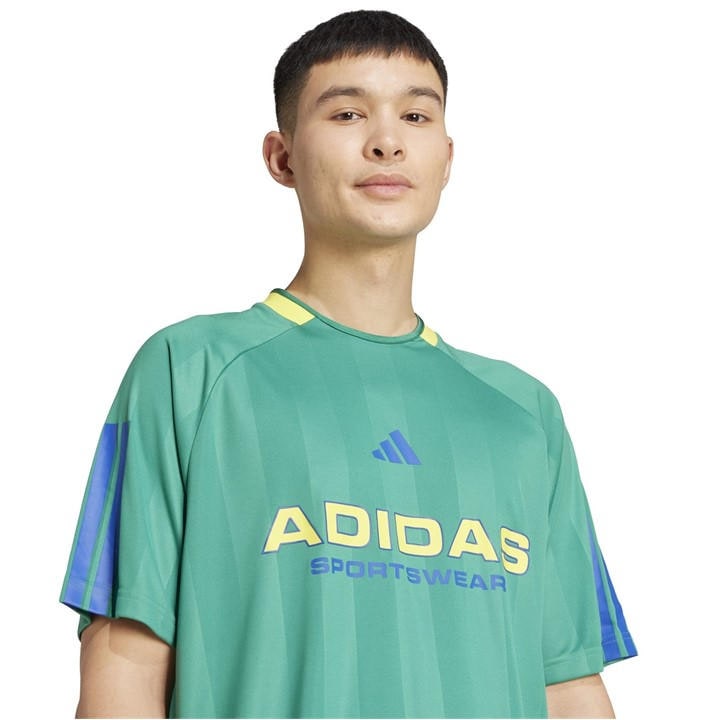 Adidas Men's Green House Of Tiro Nations T-Shirt  in Size XL, Sports Direct