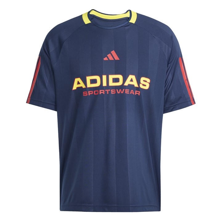 Adidas Men's Blue House Of Tiro Nations T-Shirt  in Size 2XL, Sports Direct