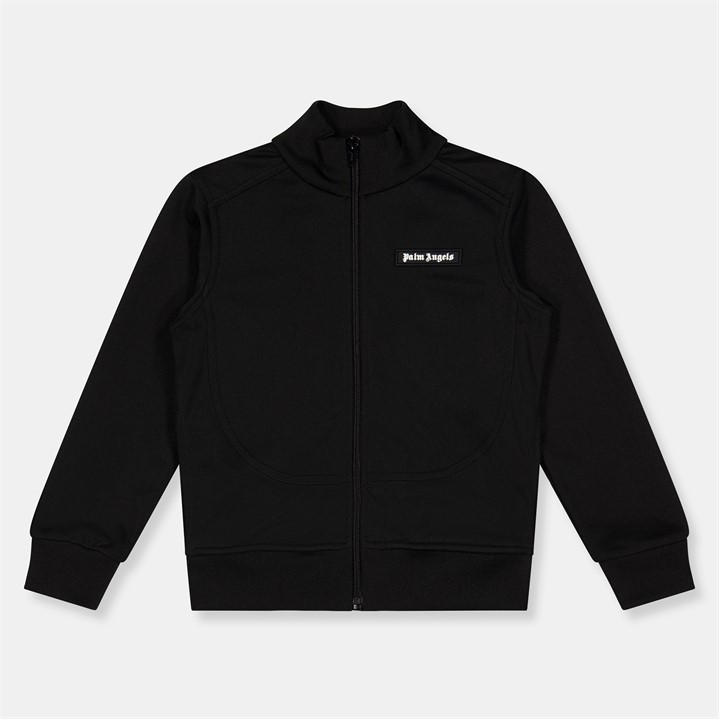 Palm Angels  Kids Black Soft-Touch Tracksuit Top in Size 14 - 16 Years, Sports Direct