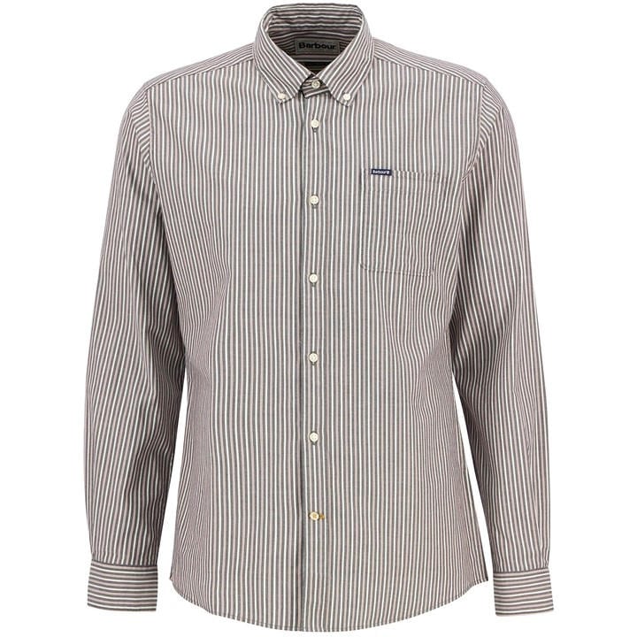 Barbour Men's Cream Longfield Shirt in Size M, Sports Direct