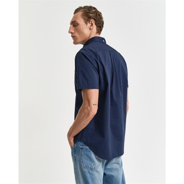 Morski - Gant - Regular Fit Classic Poplin Short Sleeve Shirt