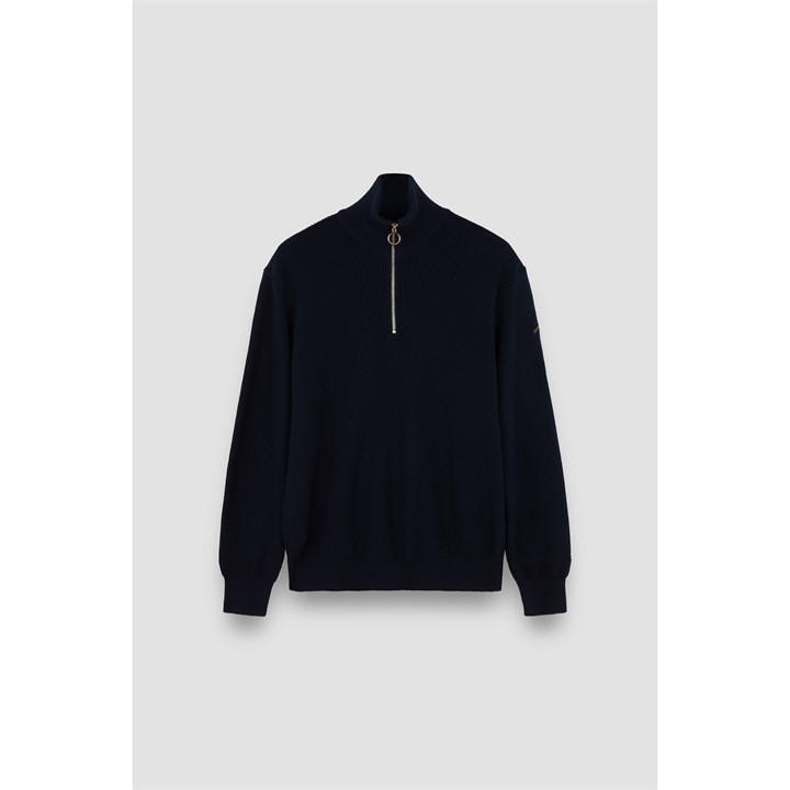 Paul And Shark Men's 1/4 Zip Fleece Black Large - Image 3