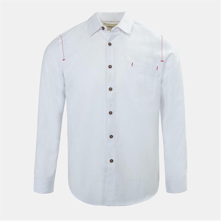 Firetrap Men's White Plain Shirt in Size 2XL, Sports Direct