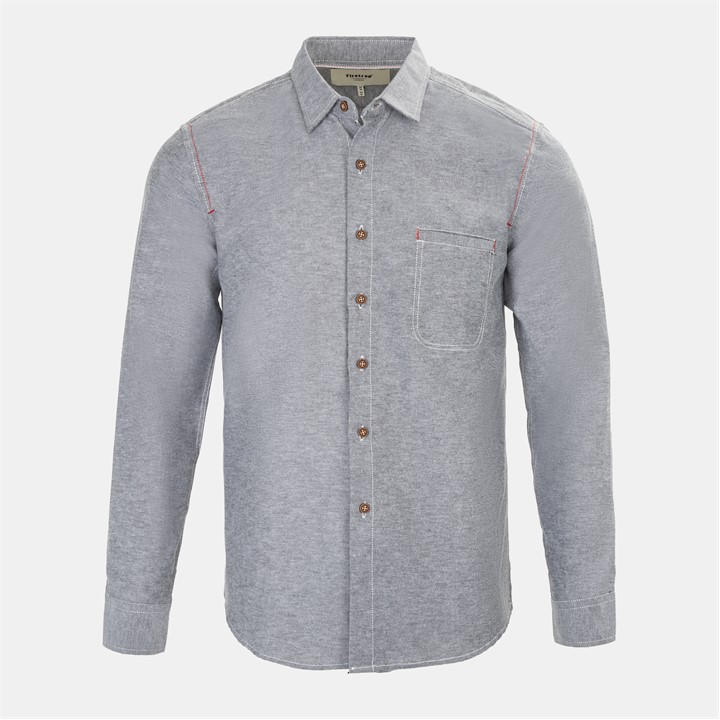 Firetrap Men's Grey Plain Shirt in Size 2XL, Sports Direct