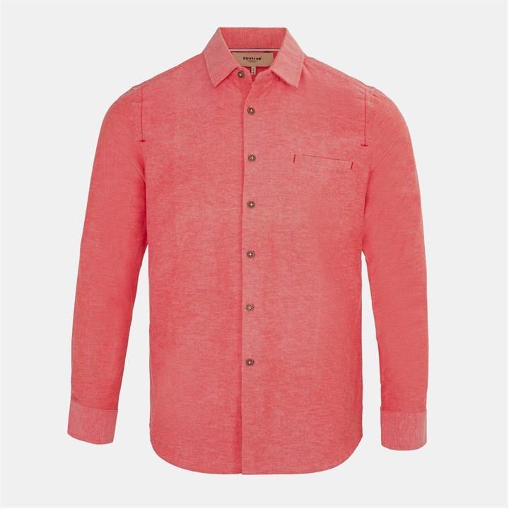 Firetrap Men's Red Plain Shirt in Size 2XL, Sports Direct