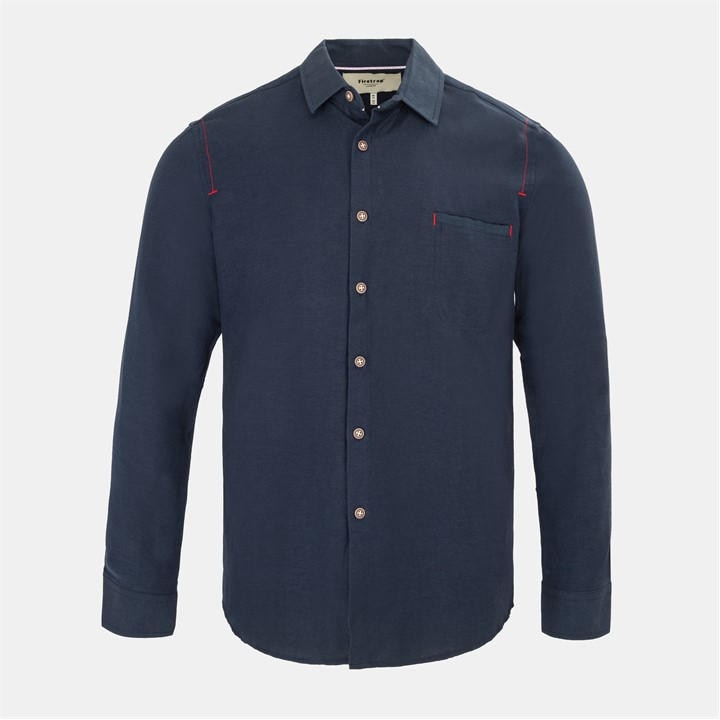 Firetrap Men's Blue Plain Shirt in Size 2XL, Sports Direct