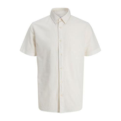 Jack and Jones - Men's Short Sleeve Plain Shirt