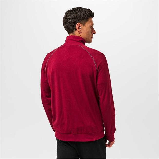 Dark Red 602 - Boss - Men's MixMatch Full Zipped Fleece Jacket