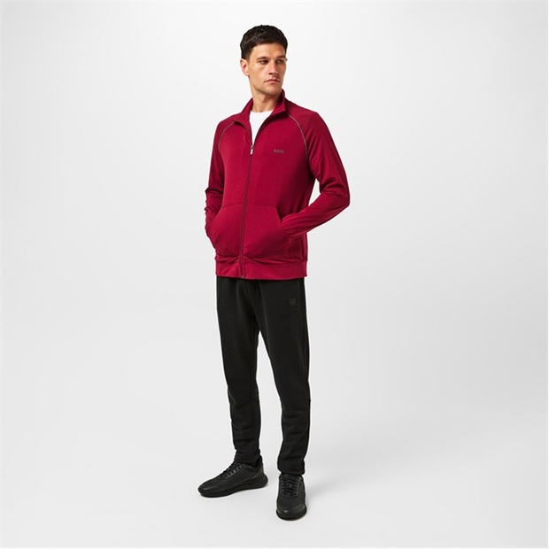 Dark Red 602 - Boss - Men's MixMatch Full Zipped Fleece Jacket