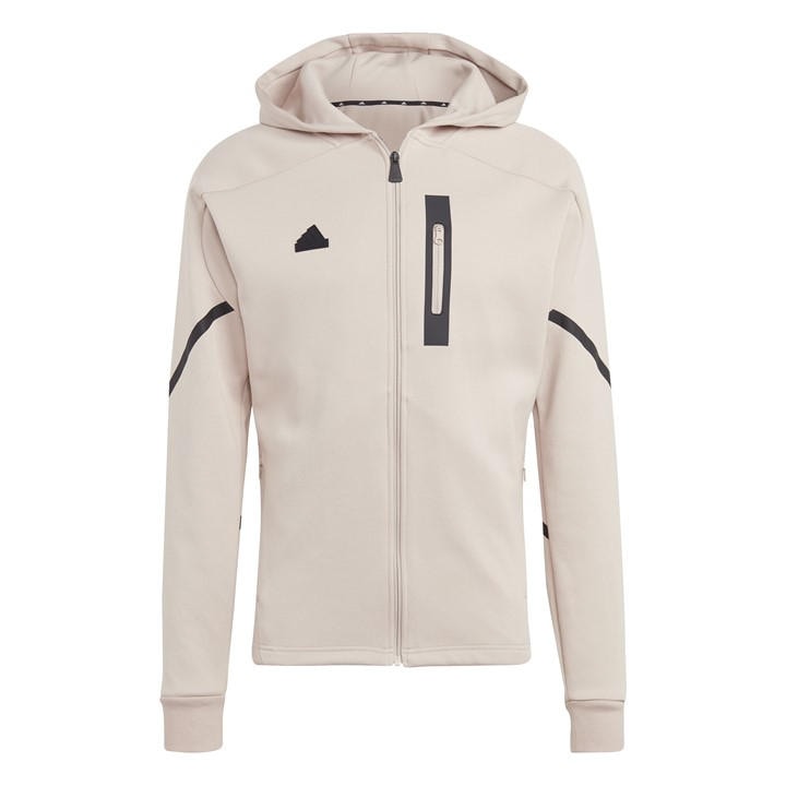 Adidas Men's Pink Gameday Full Zip Hoodie in Size XS, Sports Direct