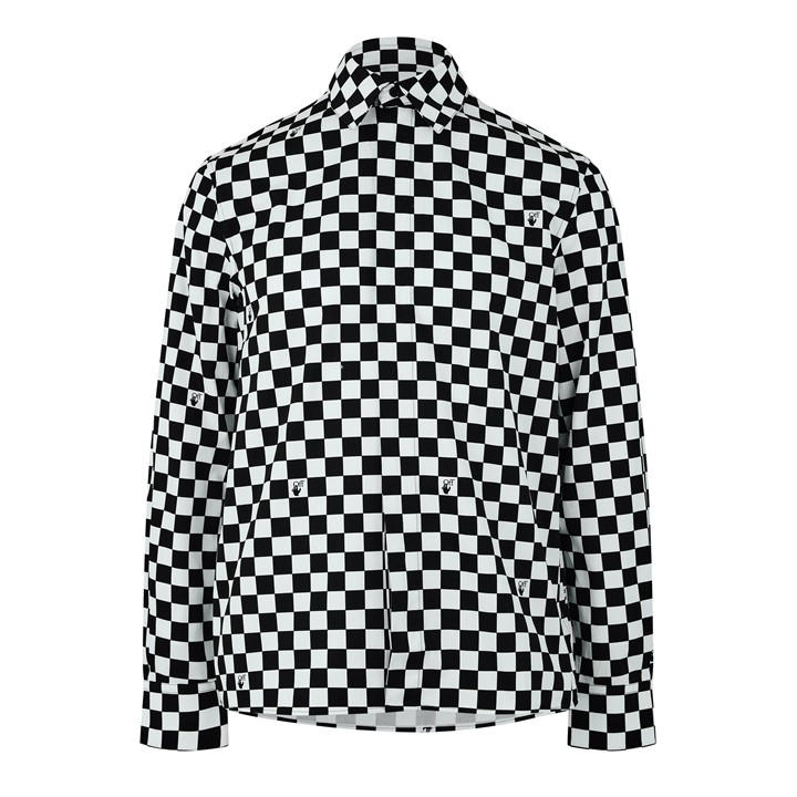 Off White Men' Black Check Skate Long Sleeve Shirt in Size S, Sports Direct