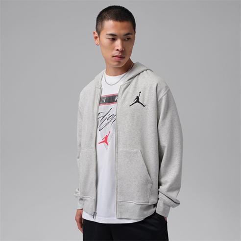 Air Jordan - Men's Jump Teddy Fleece Regular-Fit Full-Zip Fleece Top