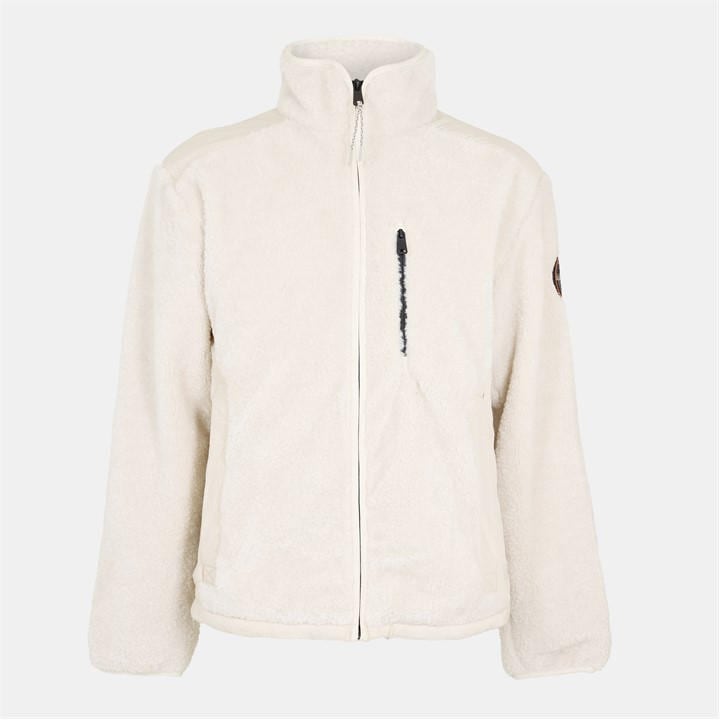 Napapijri Men's Beige Napa Full-Zip Fleece in Size L, Sports Direct