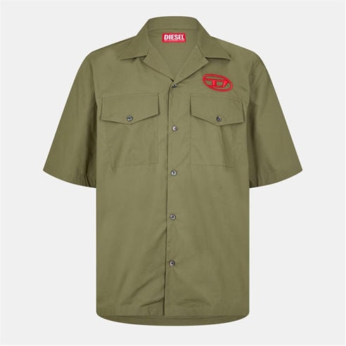 Diesel - Men's Short-Sleeve Plain Shirt