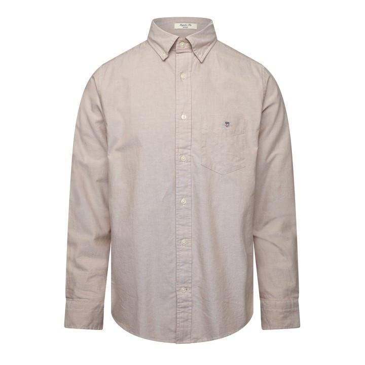 Gant Men's Beige Reg Classic Oxf Sn64 in Size XL, Sports Direct