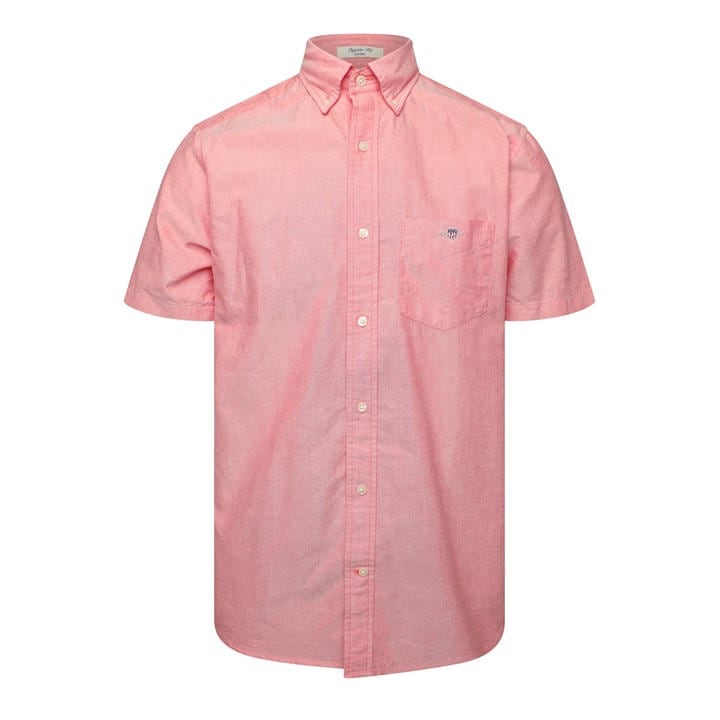 Gant Men' Pink Reg Classic Oxf Sn64 in Size S, Sports Direct