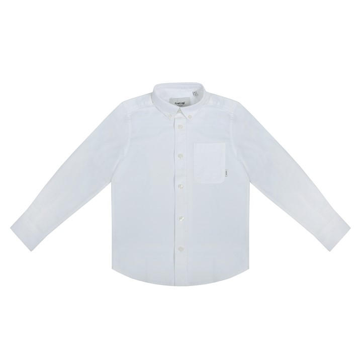 Firetrap Boys White Long Sleeve Oxford Shirt Juniors Size 13