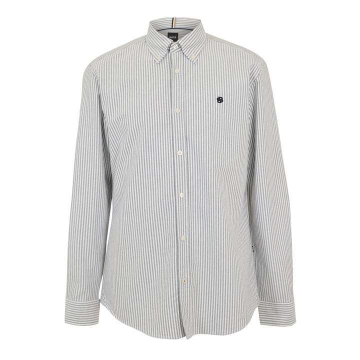 Boss Men's Blue H-Roan-Bd-E-C1-253 10261880 01 Oxford Shirt in Size 3XL, Sports Direct