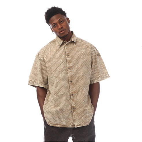 Diesel - Men's Short Sleeve Plain Shirt