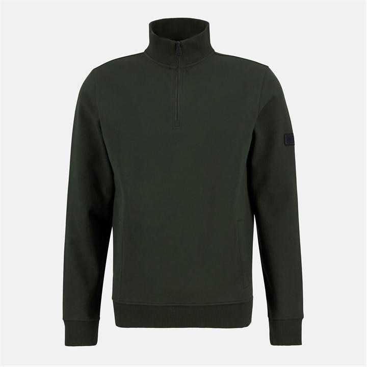 International  Men's  Ilford Interlock Half-Zip Sweatshirt, Football by Barbour  in Size XL, Sports Direct