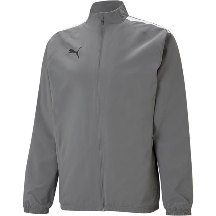 Puma Men's Grey Teamliga Sideline Jacket Tracksuit Top in Size 2XL, Sports Direct