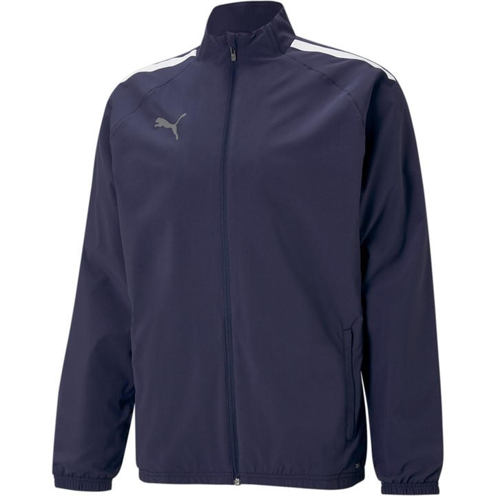 Puma Men's Blue Teamliga Sideline Jacket Tracksuit Top in Size 2XL, Sports Direct