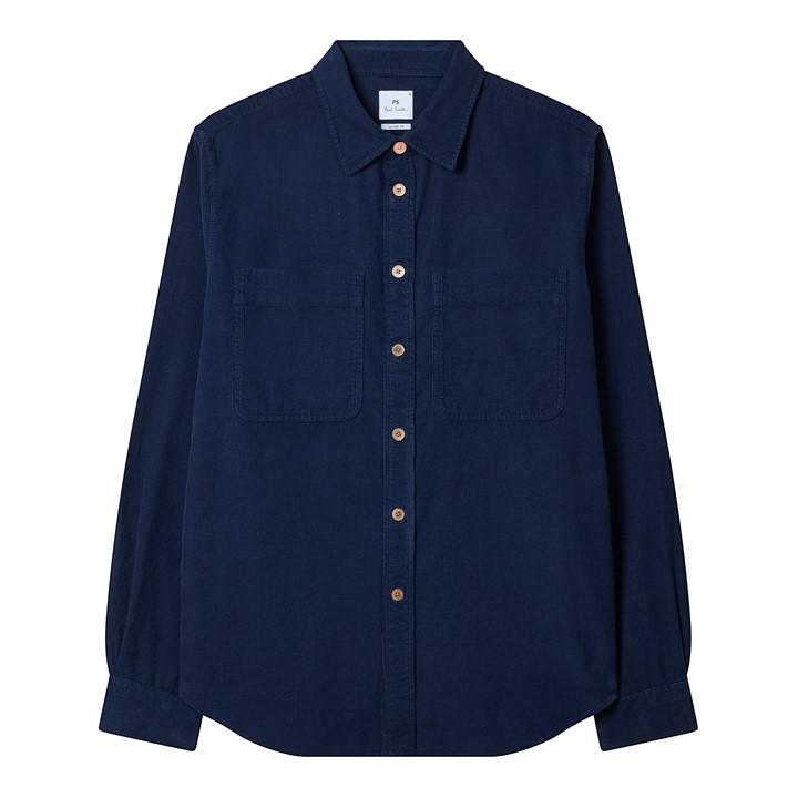 Ps Paul Smith Men's Blue Long Sleeve Shirt in Size L, Sports Direct