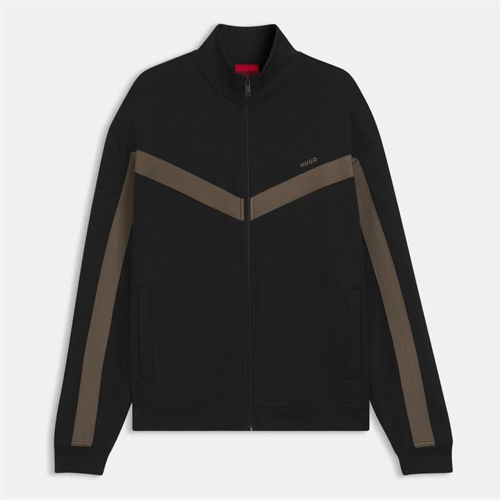 Hugo Men' Black Darti Tracksuit Jacket in Size S, Sports Direct