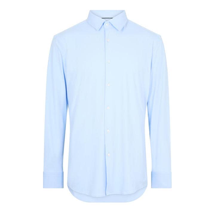 Boss Men's Blue P-Hank-S Long Sleeve Oxford Shirt in Size 37, Sports Direct