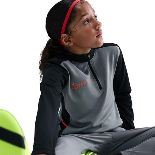 Grey/Black - Nike - Academy Drill Top Juniors