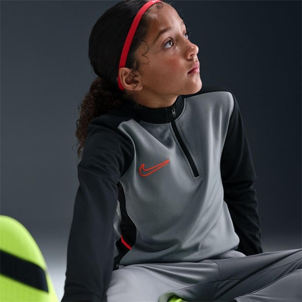 Grey/Black - Nike - Academy Drill Top Juniors