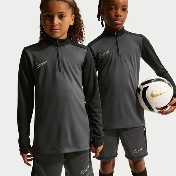 Grey/Blk/Grn - Nike - Academy Drill Top Juniors