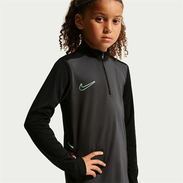 Grey/Blk/Grn - Nike - Academy Drill Top Juniors