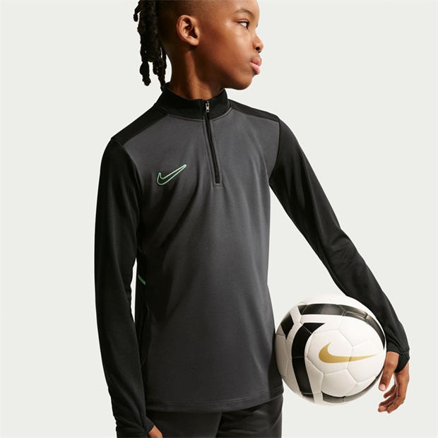 Grey/Blk/Grn - Nike - Academy Drill Top Juniors