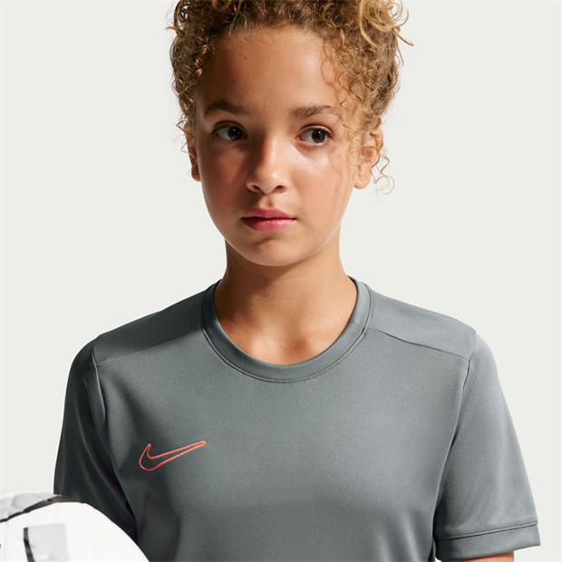 Grey/Hot Punch - Nike - Academy Top Juniors