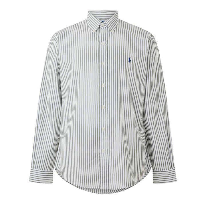 Ted Baker Men's White Oxford Long-Sleeve Plain Shirt