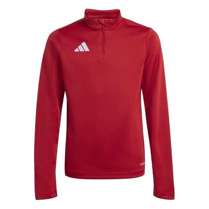 Adidas  Kids Red Entrada 22 Training Top  in Size 11 - 12 Years, Sports Direct