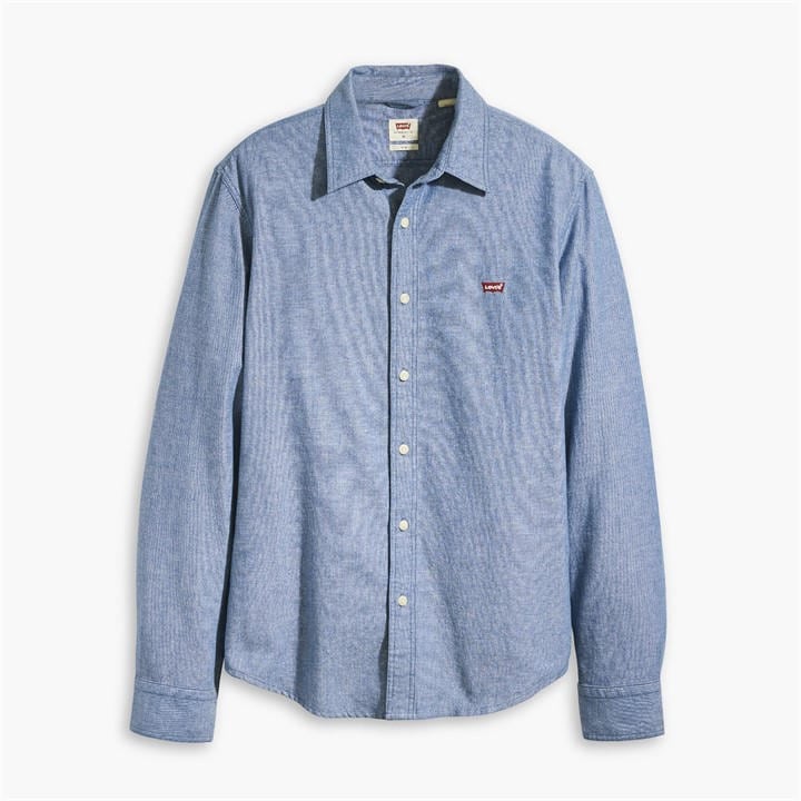 Levis Men' Blue Ls Battery Hm Shirt Slim Navy in Size S, Sports Direct