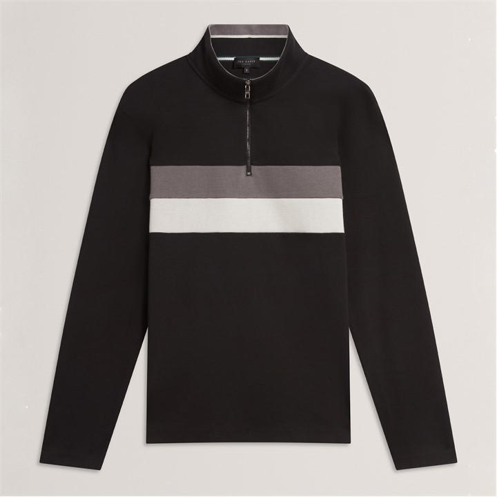 Ted Baker Men's Black 1/4 Zip Fleece in Size L, Sports Direct