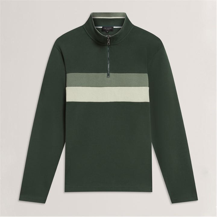Ted Baker Men's Green 1/4 Zip Fleece in Size L, Sports Direct