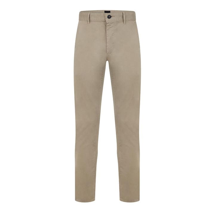 Boss Men's Brown Hbo Chino Slim Trousers, Slim-Fit in Size 32 R, Sports Direct