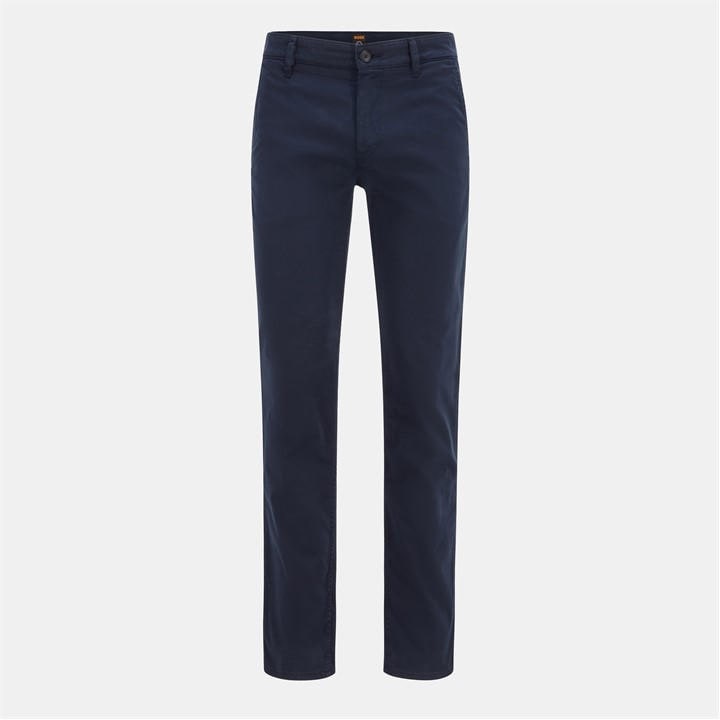 Boss Men's Blue Hbo Chino Slim Trousers, Slim-Fit in Size 34 L, Sports Direct
