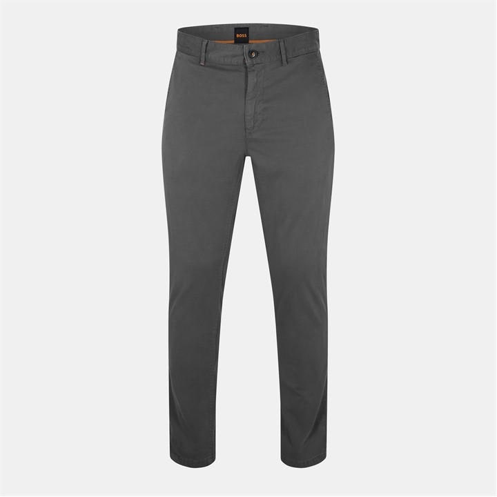 Boss Men's Black Hbo Chino Slim Trousers, Slim-Fit in Size 32 R, Sports Direct
