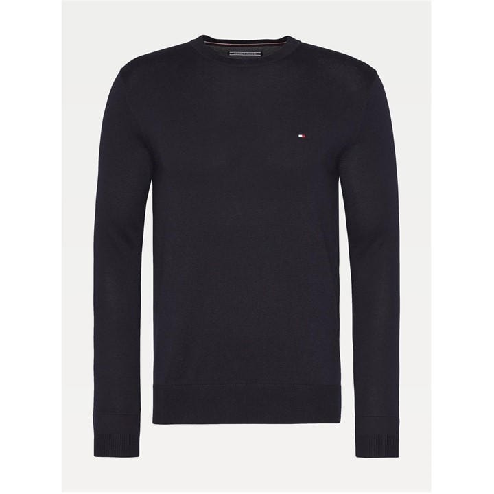 Tommy Hilfiger Men's Blue Crew Neck Jumper in Size M, Sports Direct